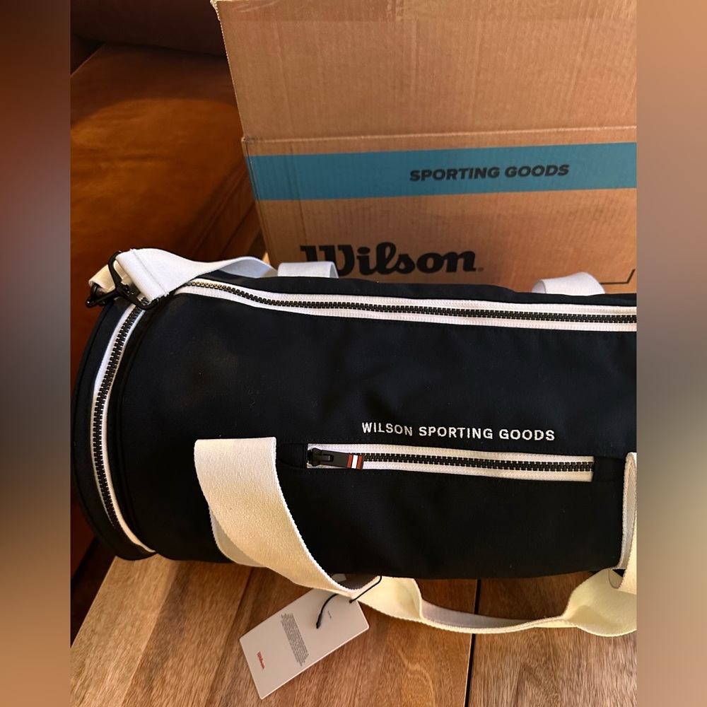 NEW WITH TAGS - Wilson Two-A-Day Duffle Black $98 online